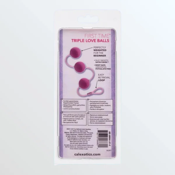 First Time Love Balls Triple Lovers - Pink