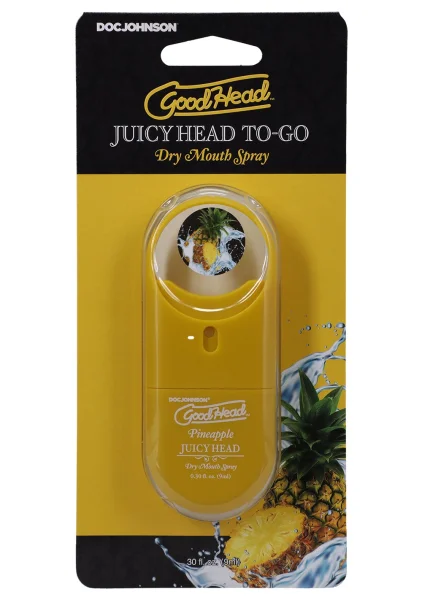 GoodHead Juicy Head Dry Mouth Spray To-Go .30 oz By Doc Johnson - Strawberry