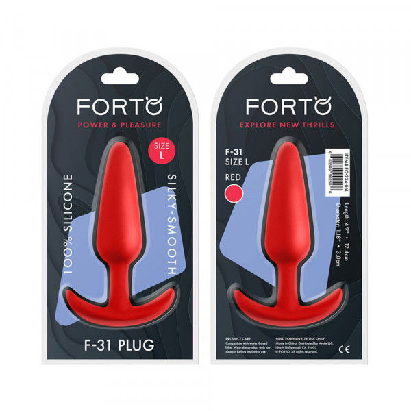 Forto F-31: 100% Silicone Plug Lg