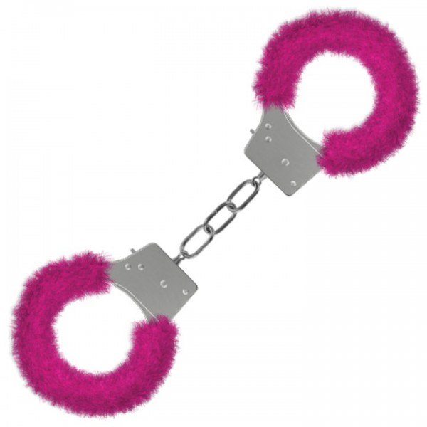 OUCH! Beginners Metal & Fur Handcuffs