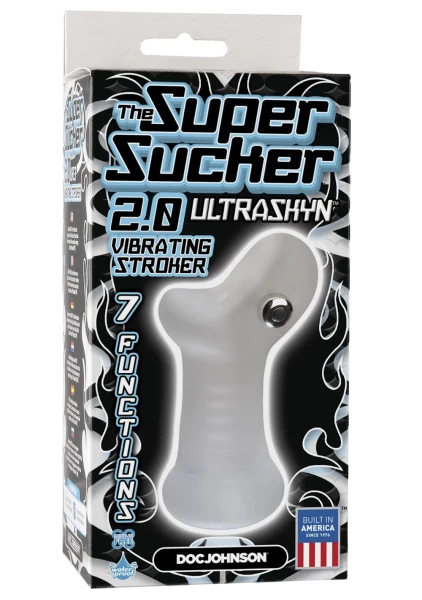 The Super Sucker 2.0 - ULTRASKYN™ Vibrating Stroker
