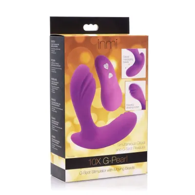 10x G Pearl G Spot Stimulator With Moving Beads