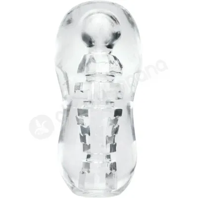 Zolo Gripz Spinner Squeezable Clear Flexible Stretchy Stroker