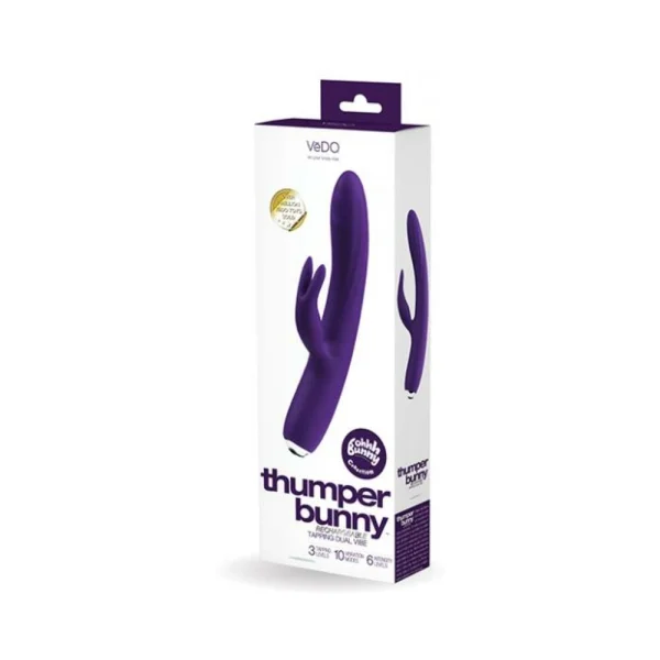 Vedo Thumper Bunny Rechargeable Dual Vibe Deep Purple — image 4 of 4