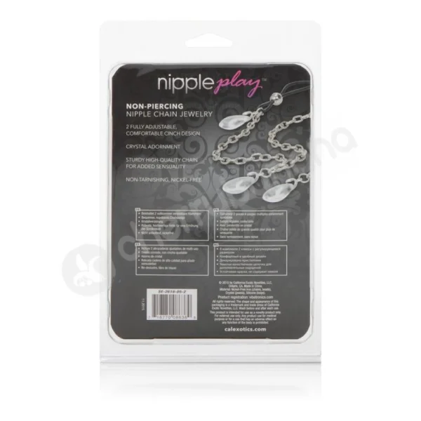Nipple Play Clear Non-piercing Nipple Chain Jewellry