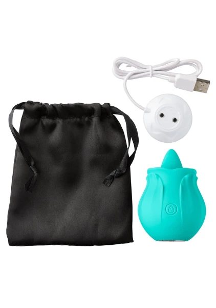 Cloud 9 Flutter Rechargeable Oral Tongue Stimulator - Teal