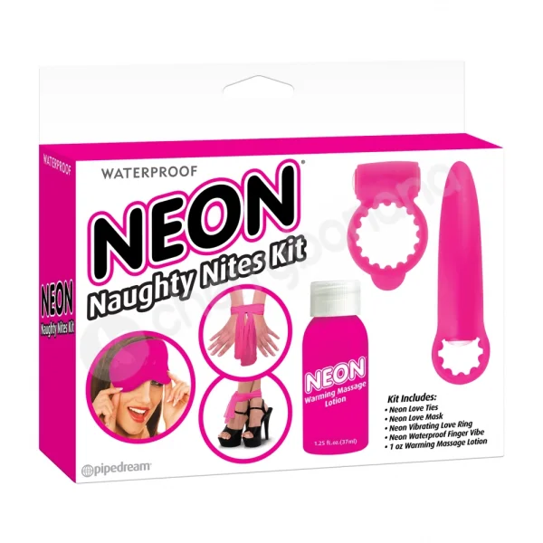 Neon Luv Touch Neon Naughty Nites Kit Pink