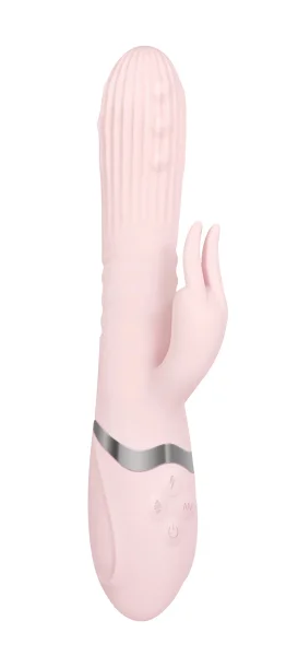 Eve's Thrusting Rabbit With Orgasmic Beads Orgasmic Beads - Pink
