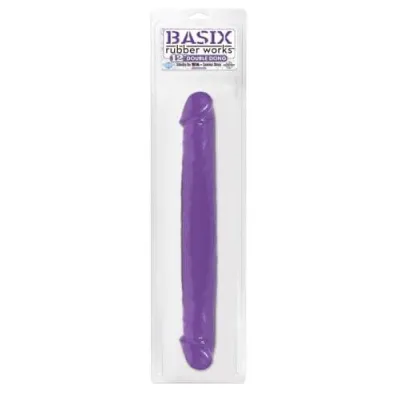 Basix Rubber Works 12 Inch Double Dong Purple