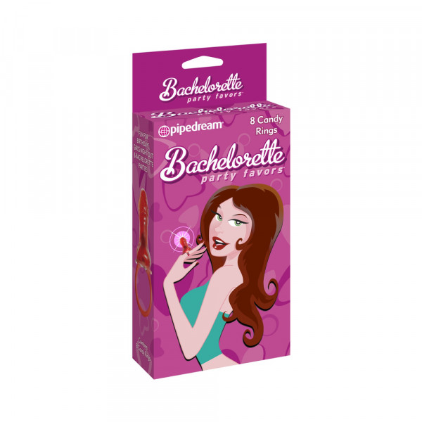 Bachelorette Party Favors Candy Rings - 8pc