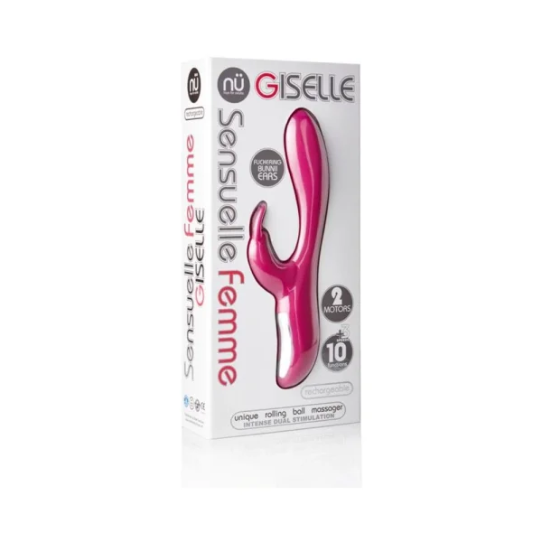 Sensuelle Giselle 10 Fuction 3 Speed Rechargeable Silicone Magenta — image 9 of 9