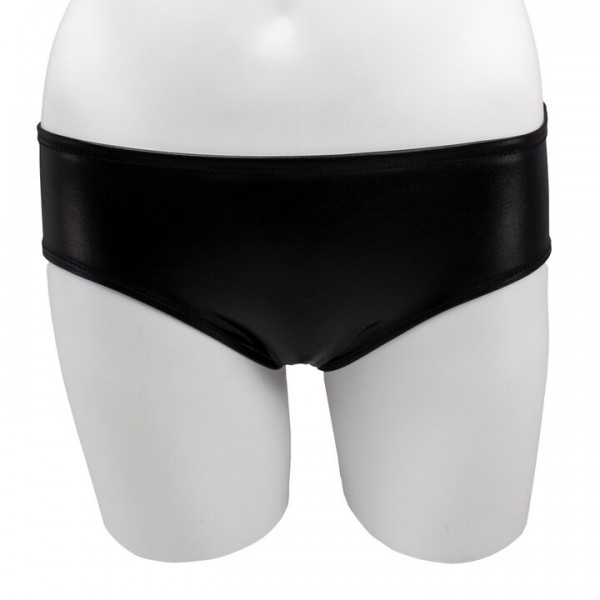 Bondara Siren Wet Look Crotchless Knicker