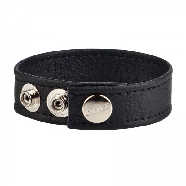 3 Snap Leather Cock Ring