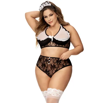 Mapale by Espiral Deep Clean 3 Piece Sexy French Maid Costume