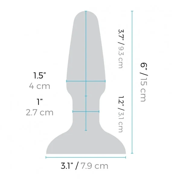 B-Vibe Rimming 2 Anal Plug in Space Green