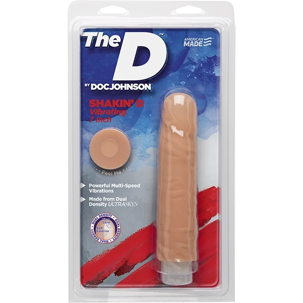 The D 7 inch Vibrating Shakin D - Vanilla
