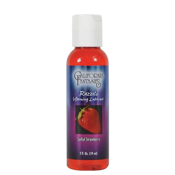 Razzels Warming Lubricant - 2 oz Sinful Strawberry