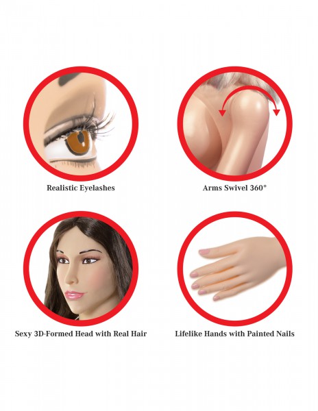 Kneeling Nikki Sex Doll