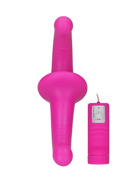 OUCH! Vibrating Silicone Strapless Strap-On