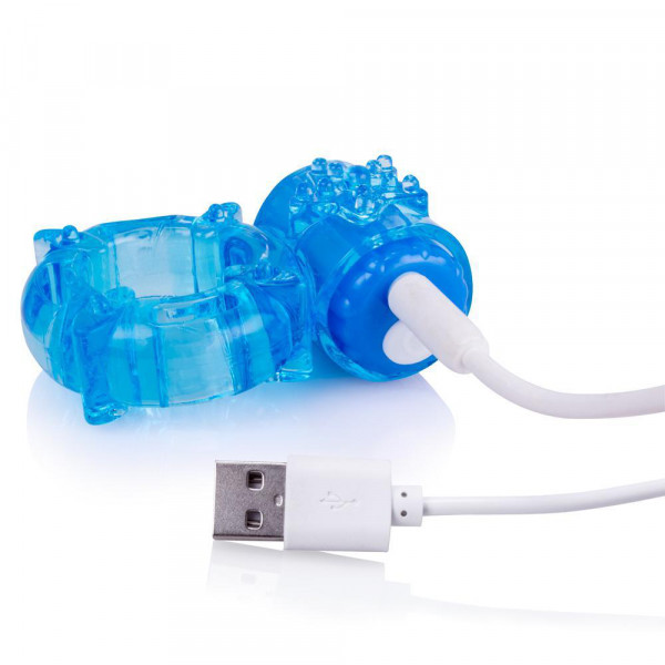 Charged Big O Cock Ring - Blue — image 5 of 25