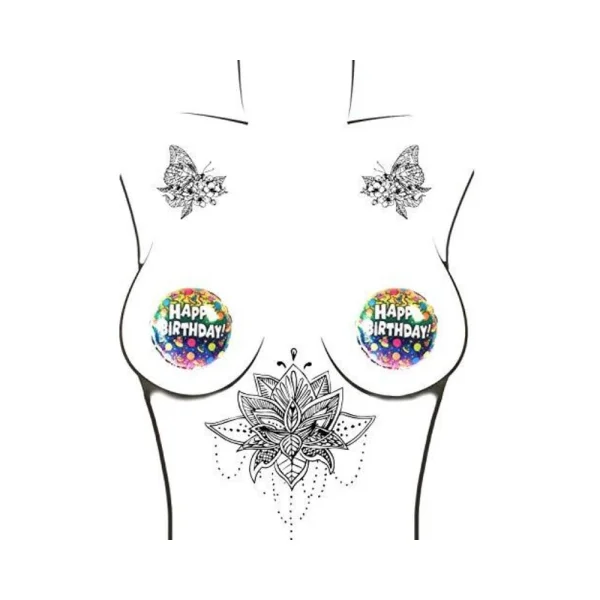 Neva Nude Pasty Happy Birthday Balloon — image 7 of 9