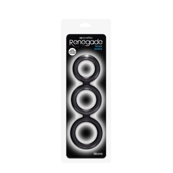 Renegade Triad Cock Ring Black