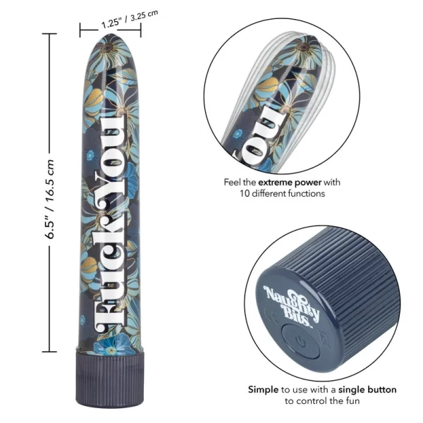 Naughty Bits Fuck You Personal Waterproof Vibrator By CalExotics