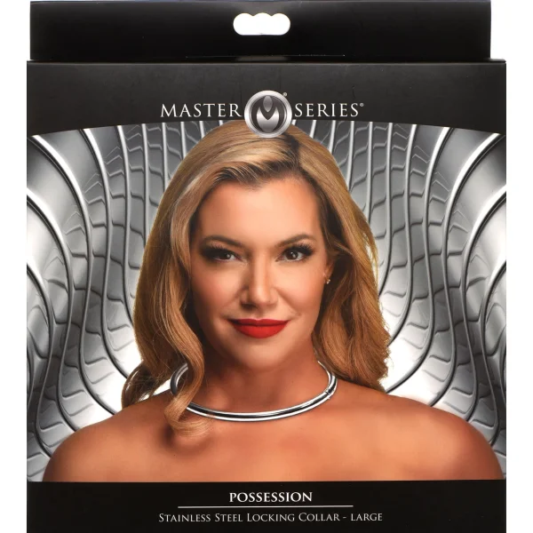Master Series Possession Stainless Steel Locking Collar Large