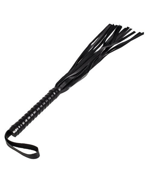 Bondara Black Faux Leather Furry 10 Piece Bondage Set — image 6 of 9