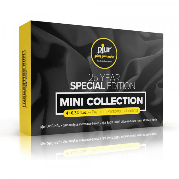 Pjur Mini Collection of Assorted Lubricants | 4-Pack of 0.34ml each (1oz)