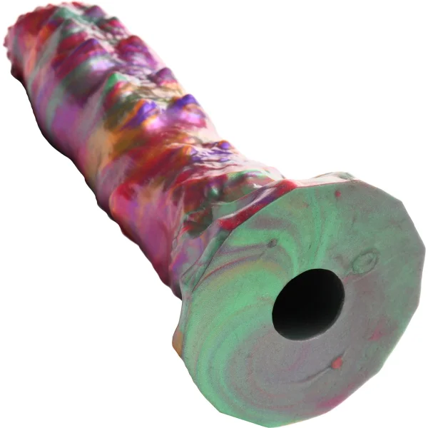 Larva 9" Ovipositor Silicone Suction Cup Dildo With Eggs By Creature Cocks