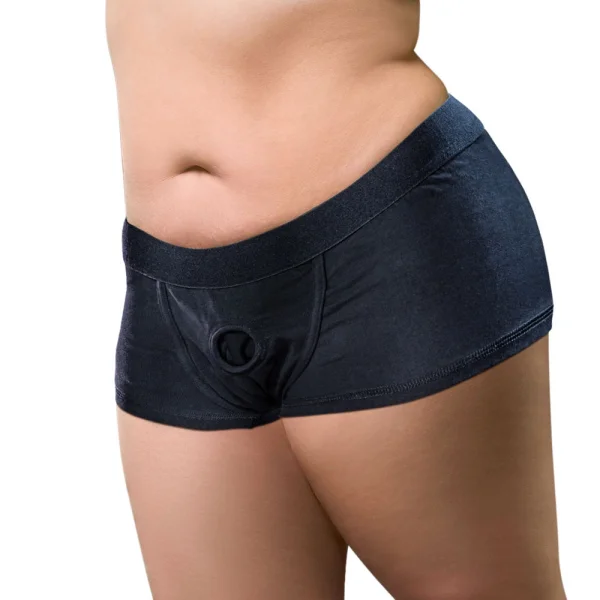 Temptasia Strap-On Harness Briefs, 4X By Blush Novelties - Black