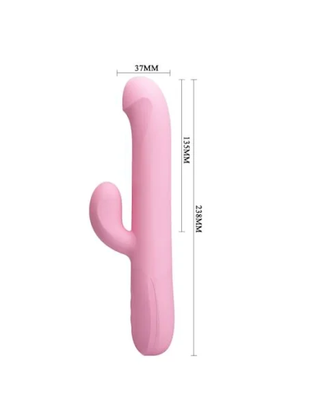 Truman Dual Action Rabbit Vibe - Pink - 9.3 Inch