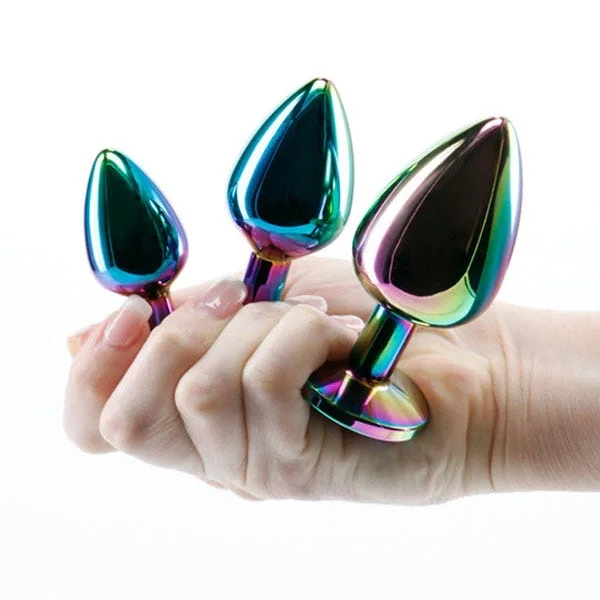 Rear Assets 3-Piece Heart Butt Plug Trainer Kit