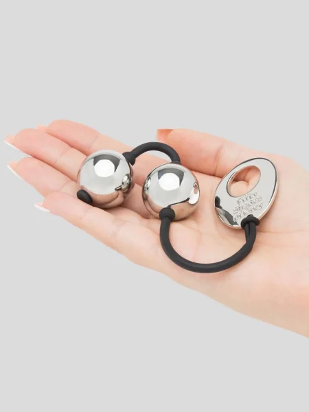 Fifty Shades of Grey Inner Goddess Silver Pleasure Balls 7.8oz