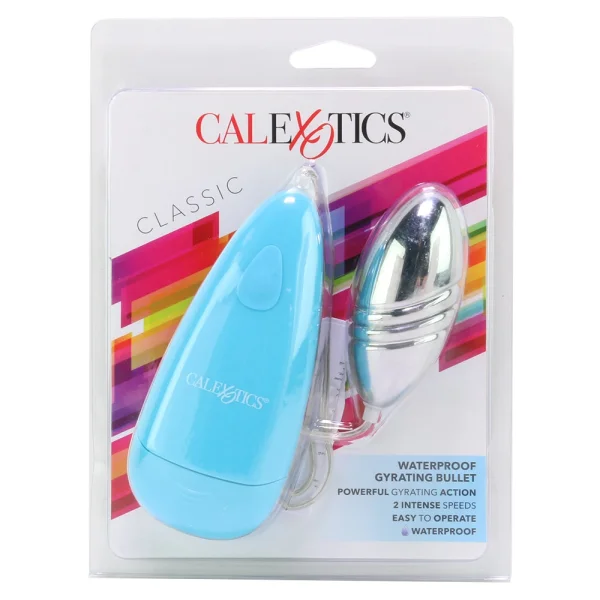 Waterproof Gyrating Bullet - Blue