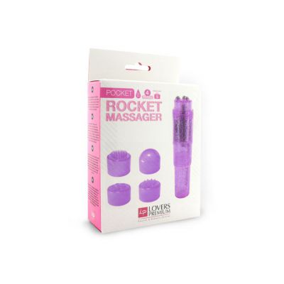 Loverspremium Pocket Rocket Massager Purple Purple