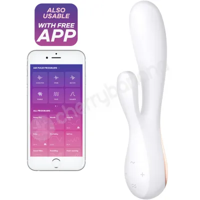 Satisfyer Mono Flex White App Controlled Rabbit Vibrator