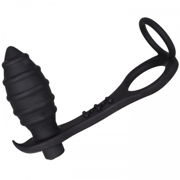 Bondara Cock Rocket 10 Function Butt Plug And Double Cock Ring
