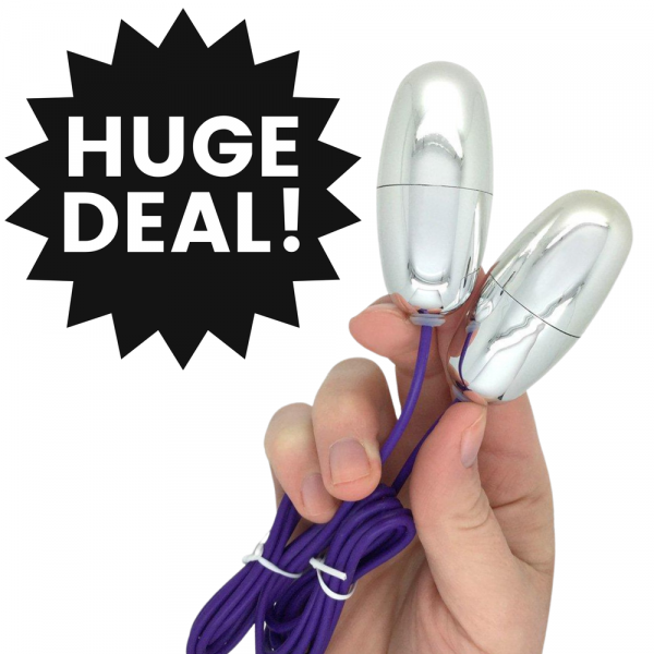 TWO VIBRATING SILVER BULLETS!