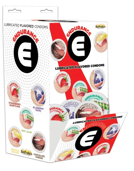Bowl Of Condoms - Endurance Condoms - 144 Count Display
