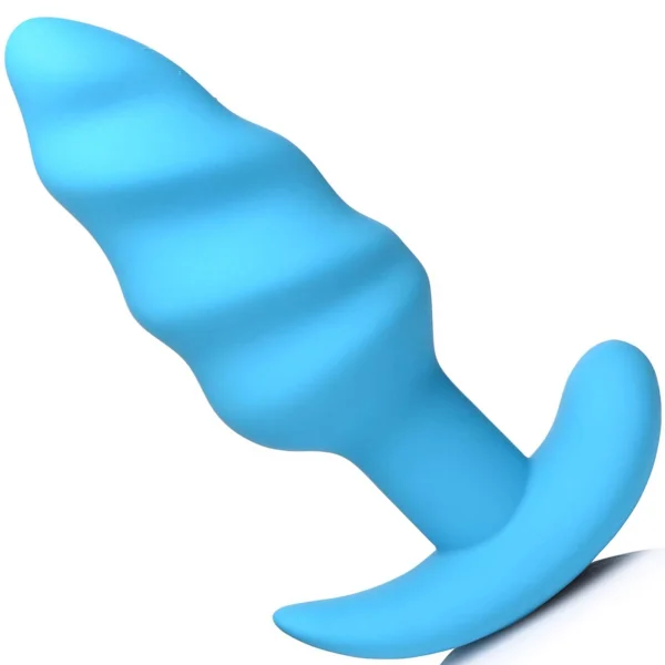 Bang! Vibrating Swirl Butt Plug With Wireless Remote