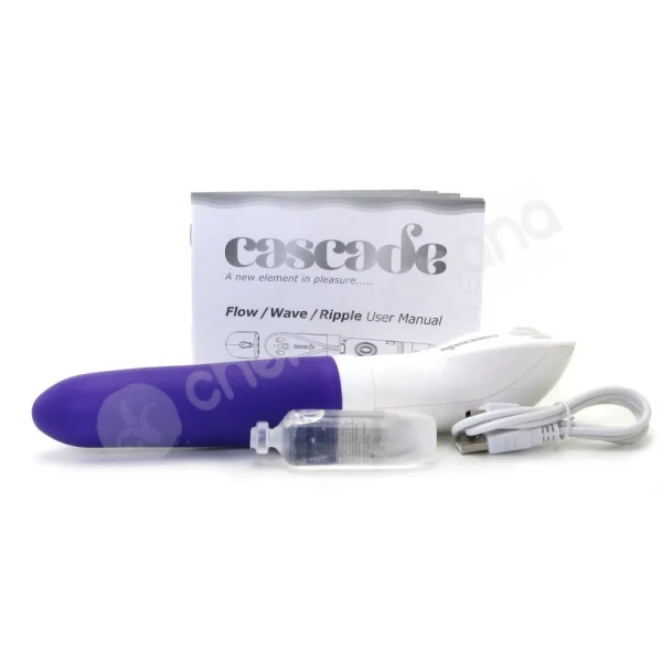 Cascade Flow Purple Self Lubricating Vibrator