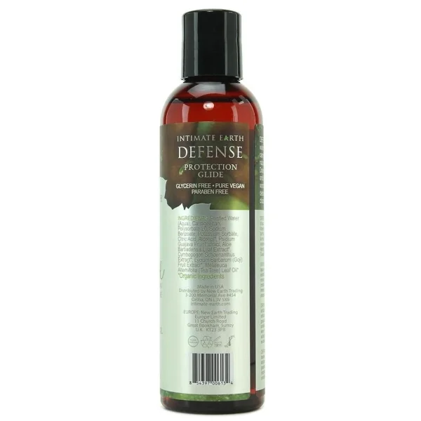 Intimate Earth Defense Glide - Water-Based Lube | 2oz