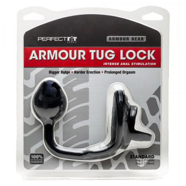 Armour Tug Lock Cock Ring, Ball Stretcher, and Prostate Stimulator — image 4 of 9