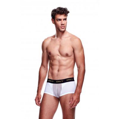 Envy Transparent Men s Shorts White S M