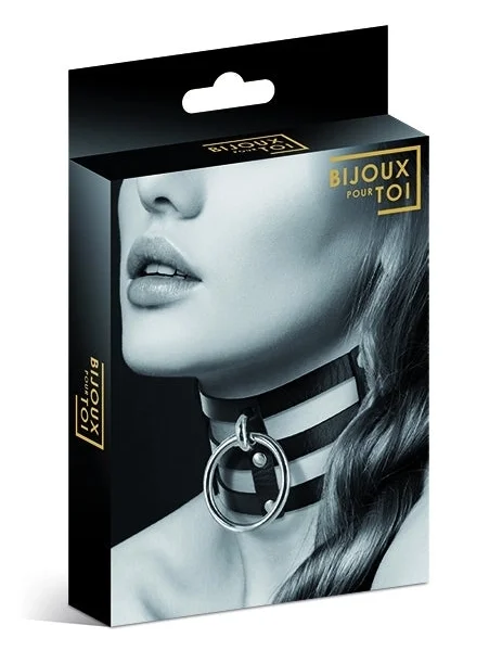 Bijoux Pour Toi Black Fetish Choker