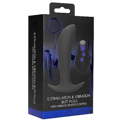 eStim Vibrating Butt Plug
