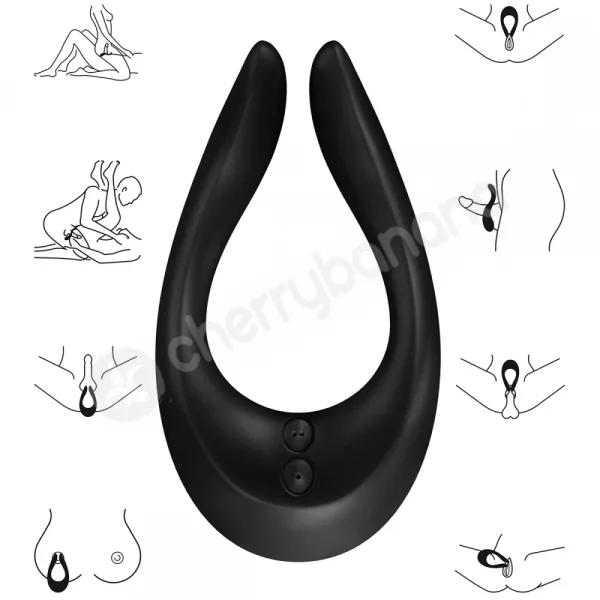 Satisfyer Endless Joy Black Multi Couples Vibrator