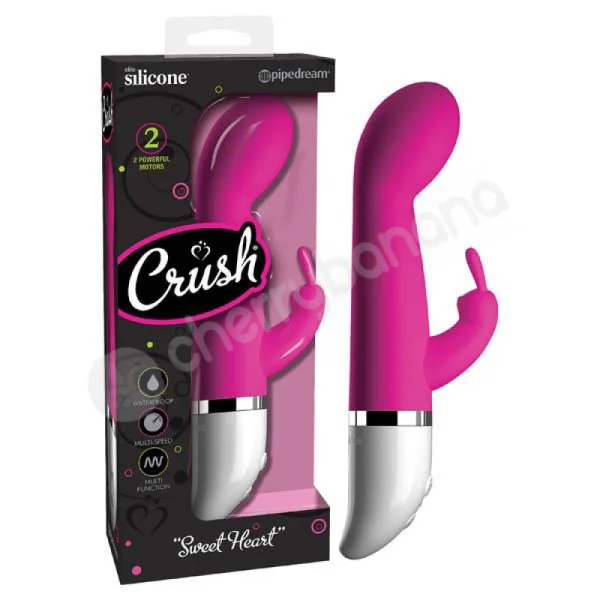 Crush Pink Sweet Heart Vibrator